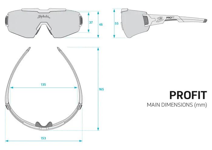 Ochelari soare sport Profit, 2 lentile de schimb transparent si rosu oglinda -… 2/5