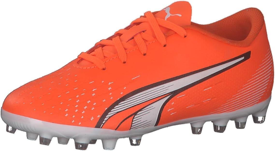 Botas de fútbol Niños ULTRA Play MG PUMA Ultra Orange White Blue Glimmer 7/7