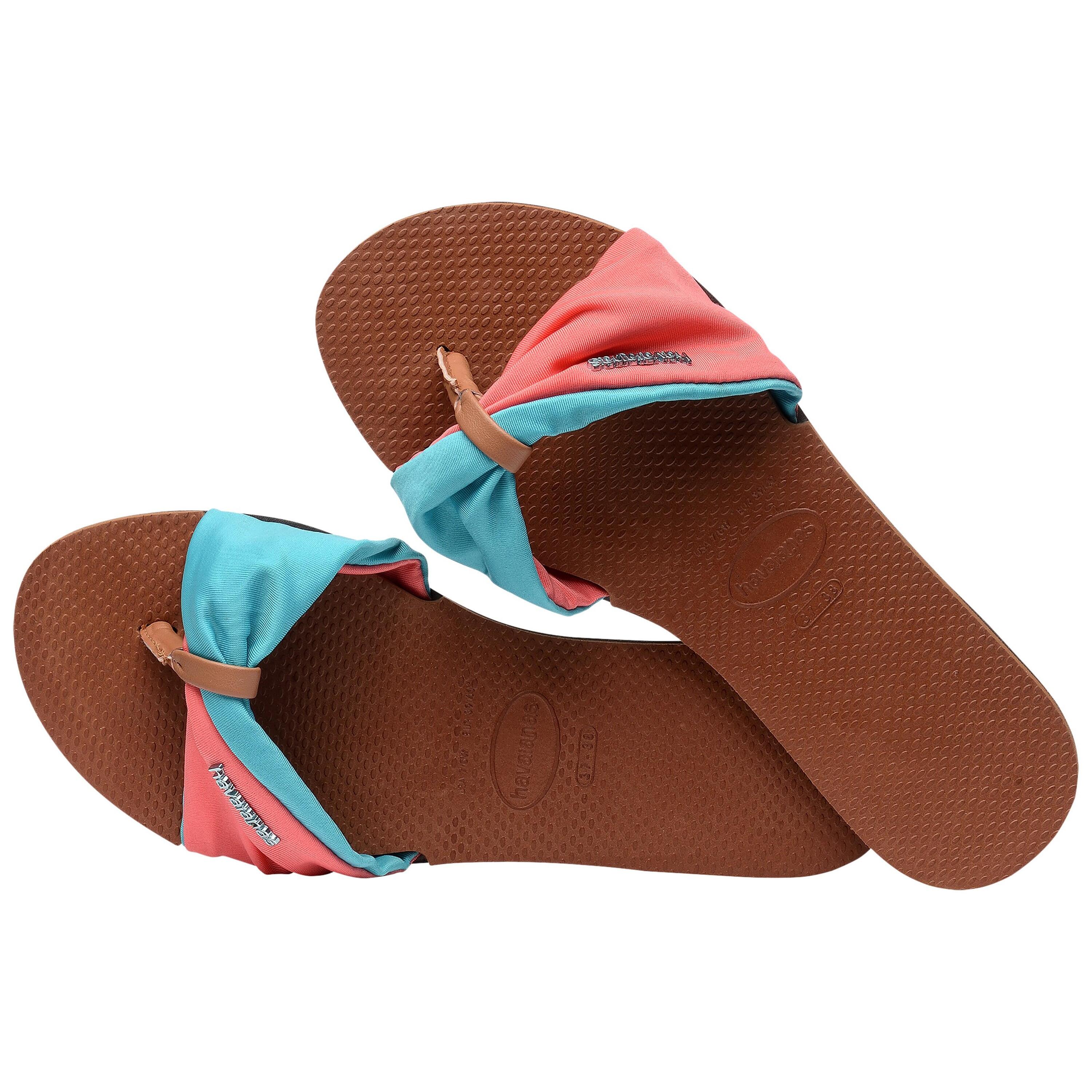 Chanclas Havaianas Saint Tropez Rosas/Marrones para Mujer 5/5