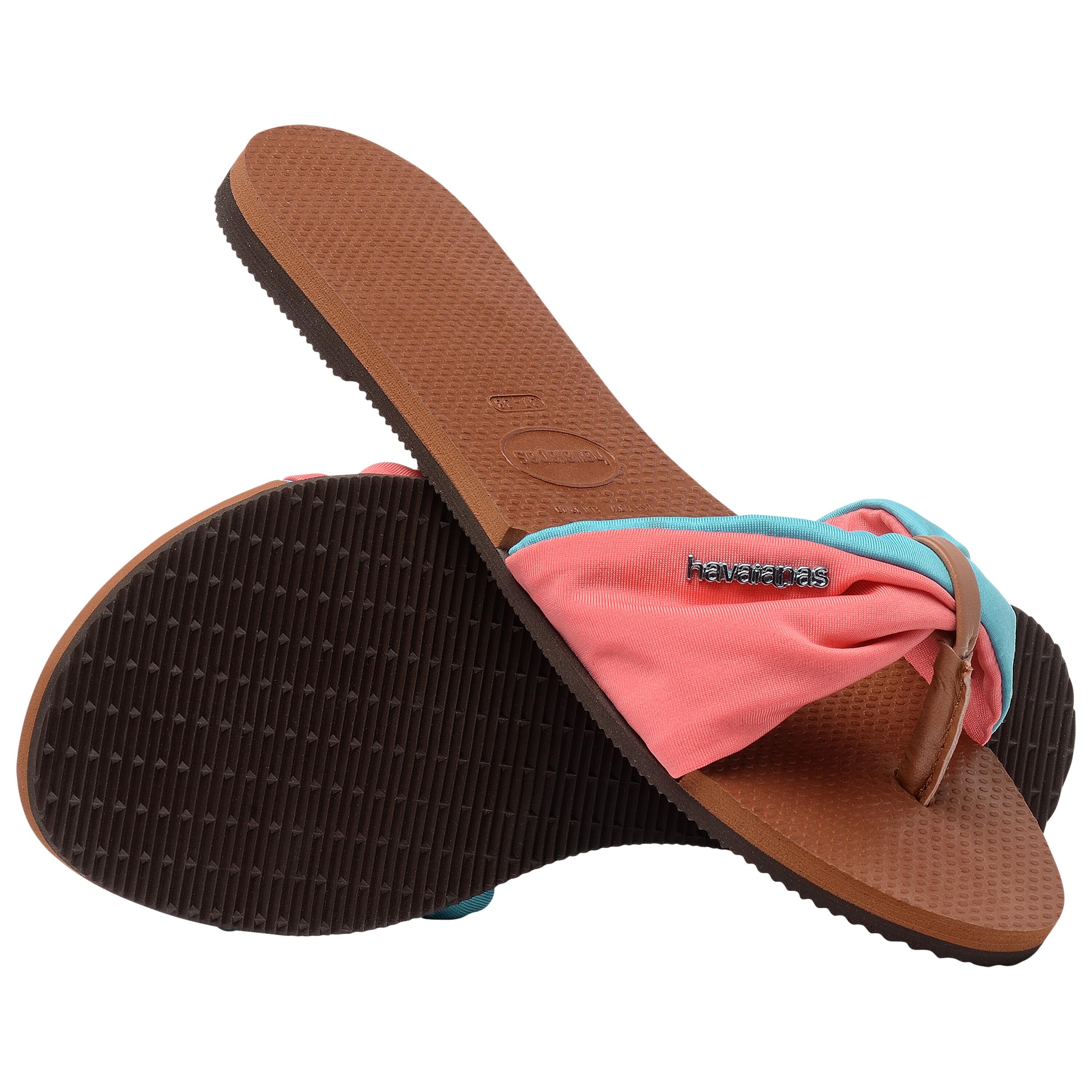 Chanclas Havaianas Saint Tropez Rosas/Marrones para Mujer 4/5
