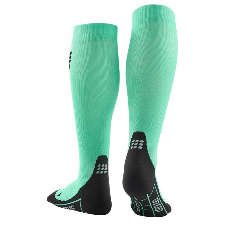 Sosete de compresie pentru femei Women Running socks - verde deschis negru jump…