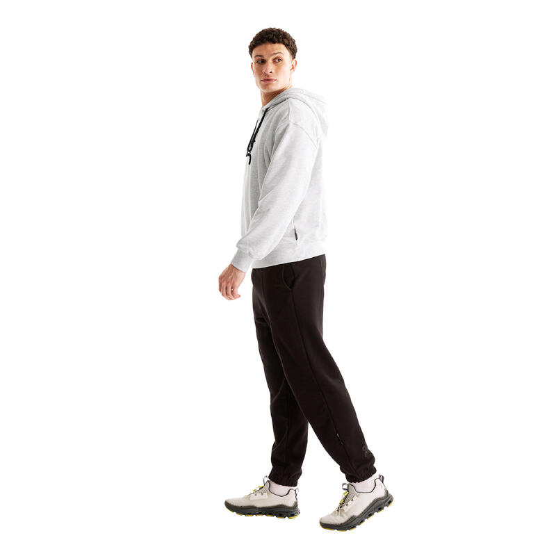 Cloud - hanorac sport pentru barbati On Club Hoodie - gri deschis crater
