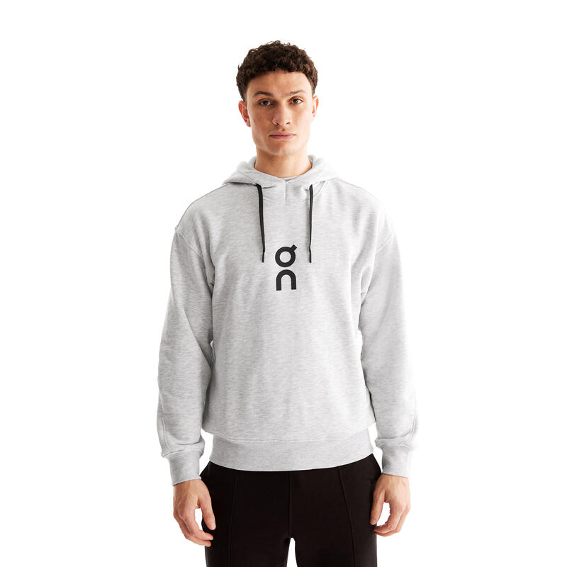 Cloud - hanorac sport pentru barbati On Club Hoodie - gri deschis crater