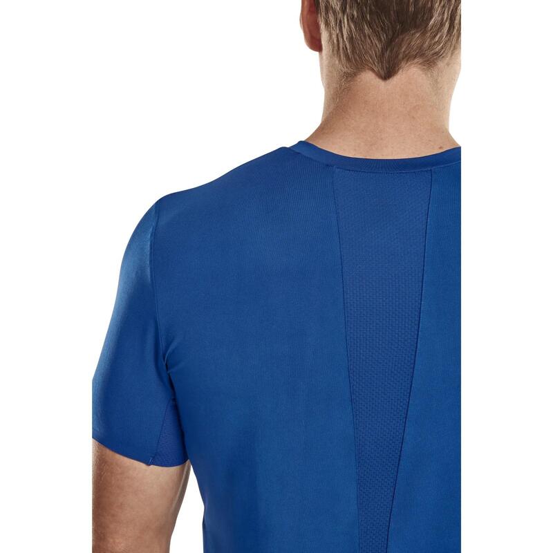 Tricou cu maneca scurta barbati The Run Shirt - albastru