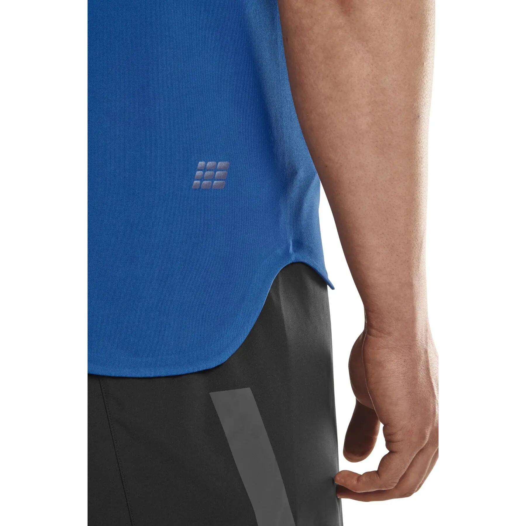 Tricou cu maneca scurta barbati The Run Shirt - albastru 4/5