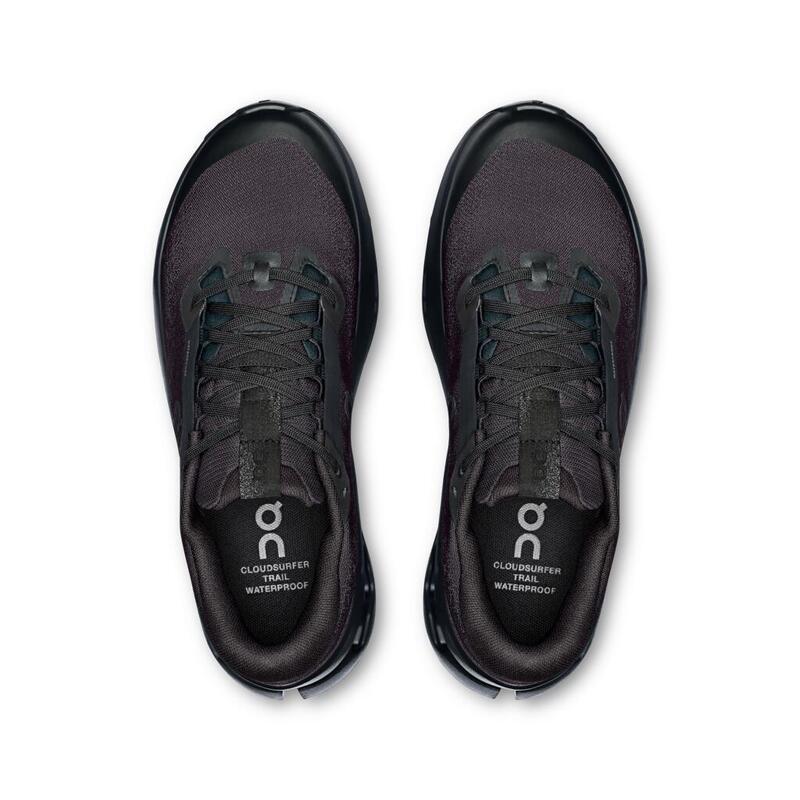 Pantofi alergare trail - Cloudsurfer Trail 2 WP W - Black | Black