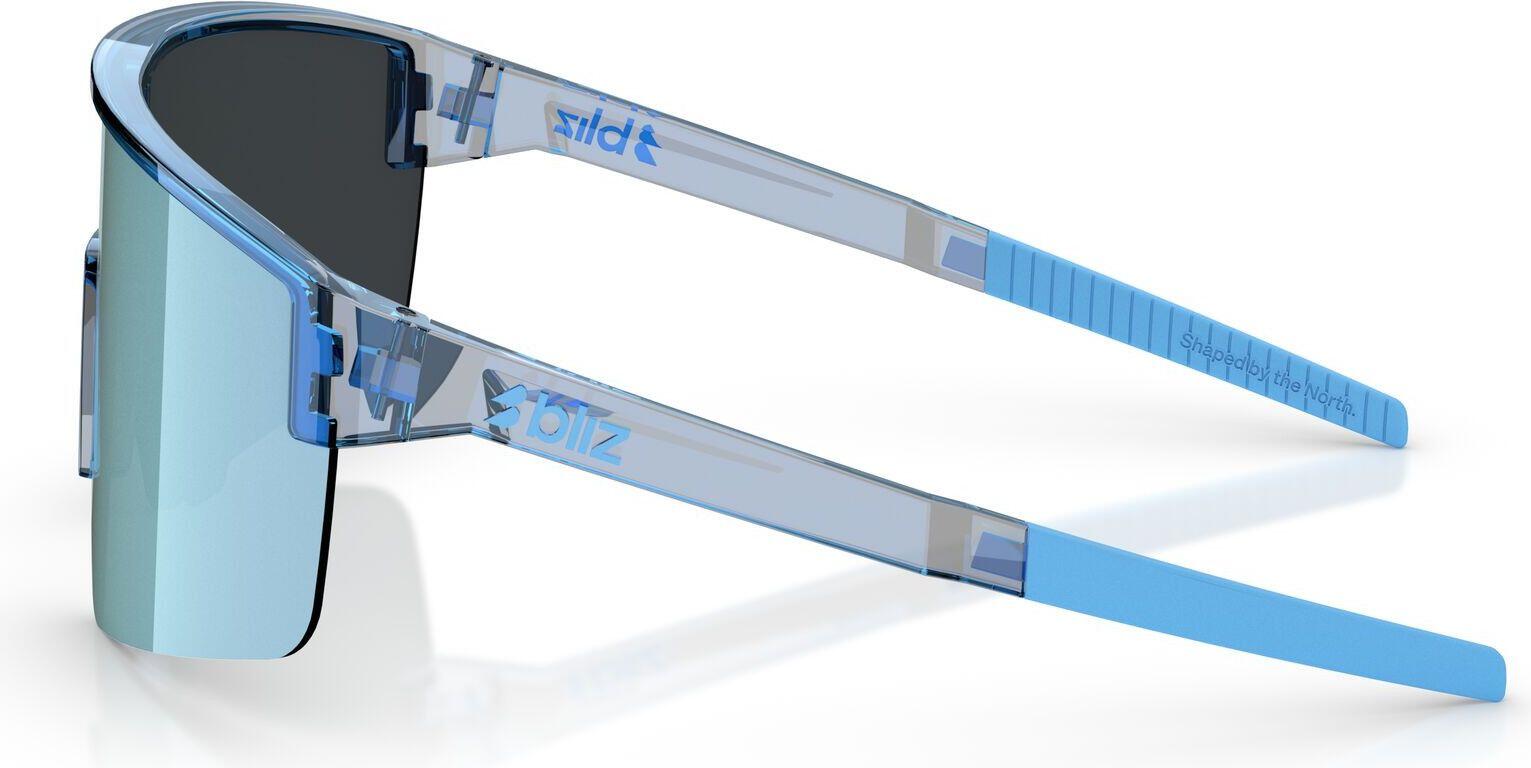 Unisex-Brille Bliz P004 M Transparent Blau/Blau Ice 2/6