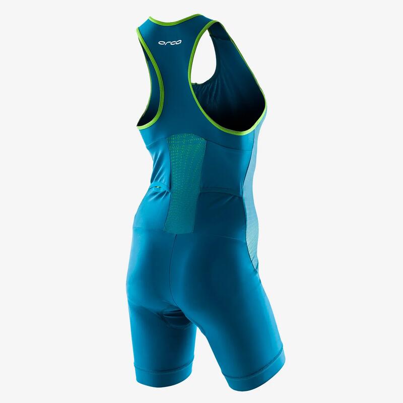 Core Race Suit - costum trisuit femei pentru triatlon - albastru