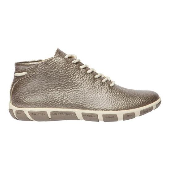 Chaussures - Mode - Femme - Montantes, Lacets, Cuir - JUHAYNA - Gris/Bronze