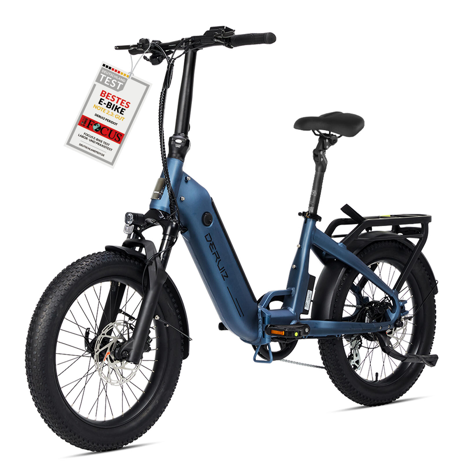 Peridot Rower Elektryczny Składany 20" 250W Czujnik Momentu 500Wh Zasięg 143 Km 2/13