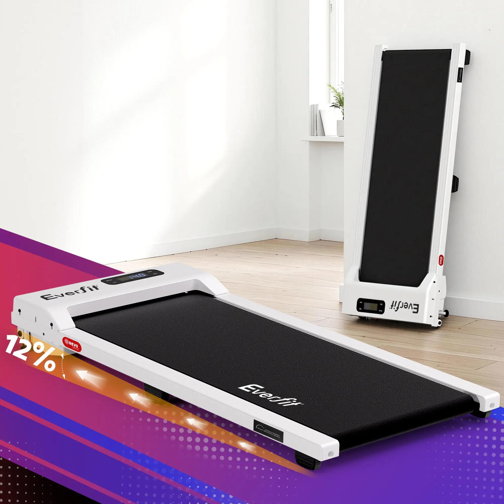 Everfit 3 in 1 Walking Pad Treadmill 12% Incline Under Desk Treadmills for Home