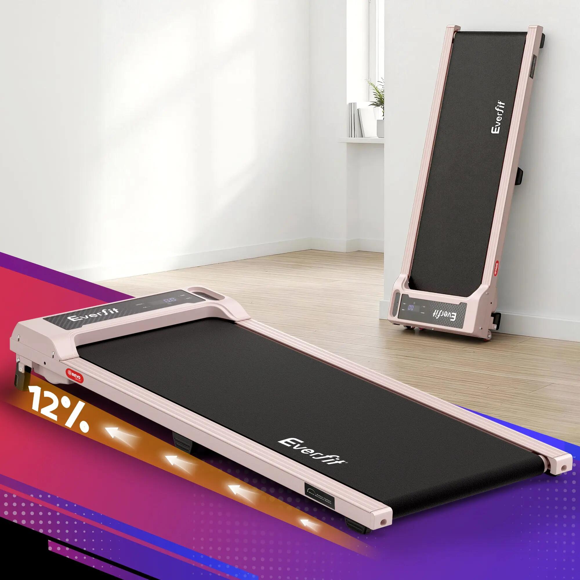 Everfit 3 in 1 Walking Pad Treadmill 12% Incline Under Desk Treadmills for Home