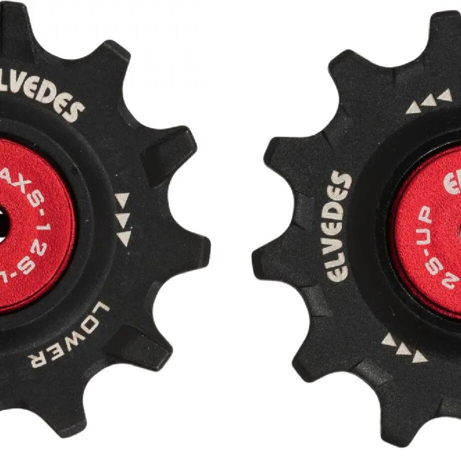 Pair of Elvedes Derailleur Rollers for Sram Force / Red eTap AXS 2x12 Teeth