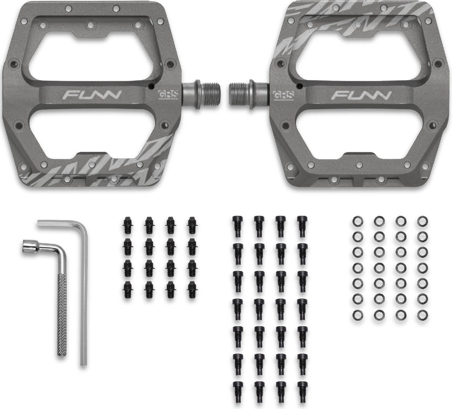 Paire de Pédales Plates Funn Funndamental GRS Gris 2/2