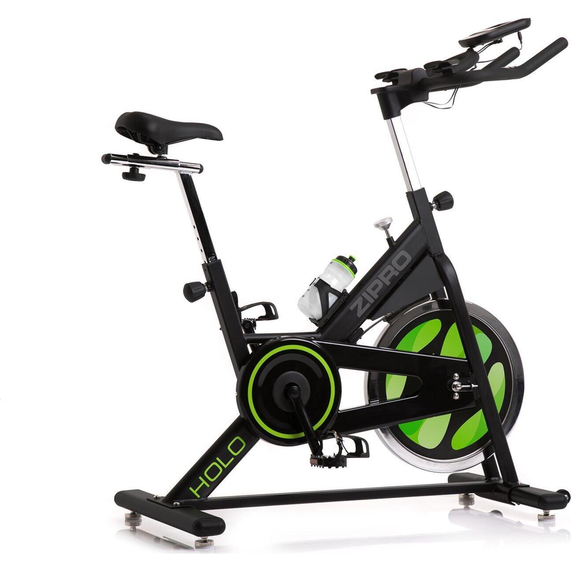 ZIPRO Spinningfiets Zipro Holo 2 mechanisch 18 kg vliegwiel indoor cycle cardio