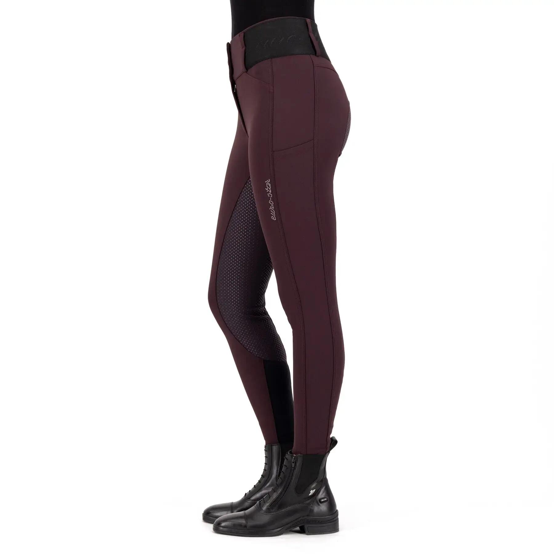 Pantalon équitation full grip femme Euro-Star Athletic Leanline 3/4
