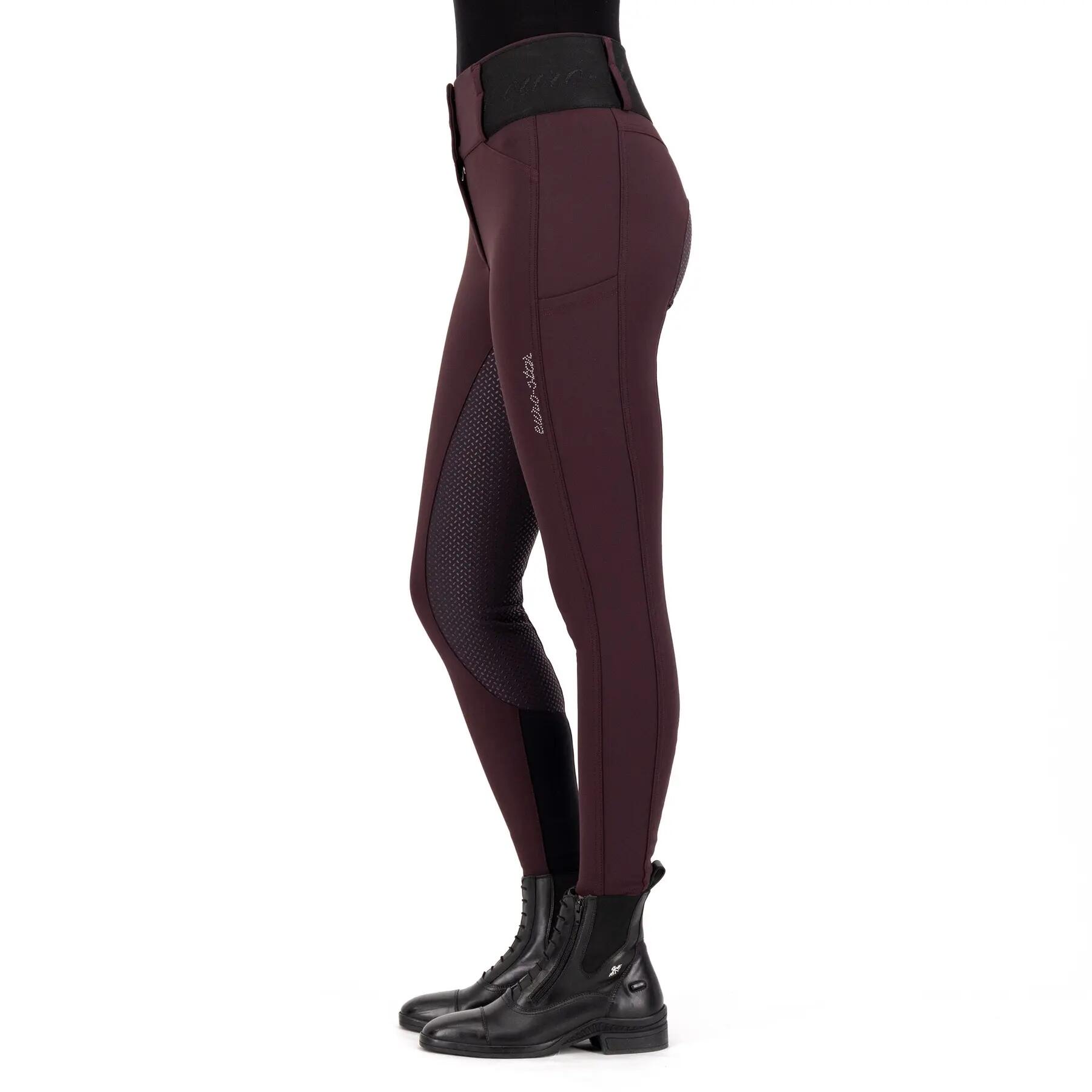 Pantaloni da equitazione full grip da donna Euro-Star Athletic Leanline 3/4