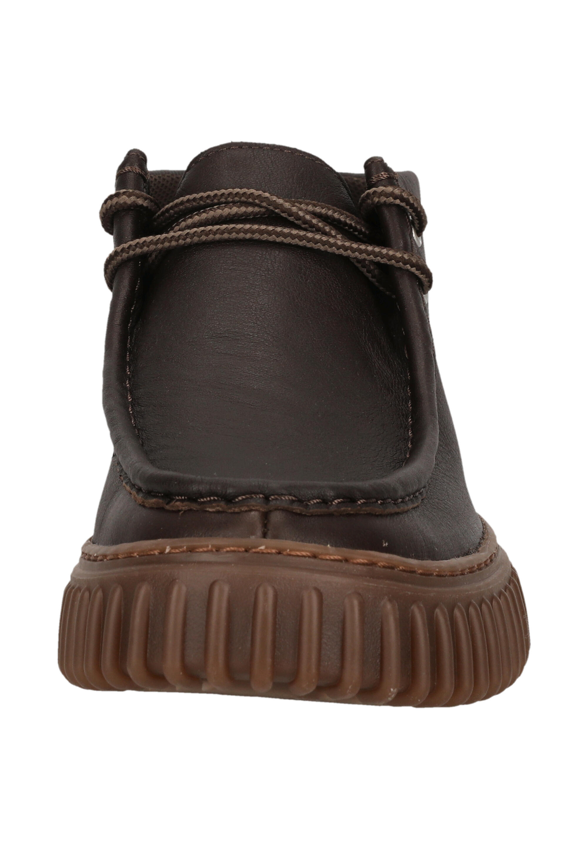Zapatillas Marrones Clarks Cuero Torhill Hi Dark Brown Leather de Diseño Sencil 8/15