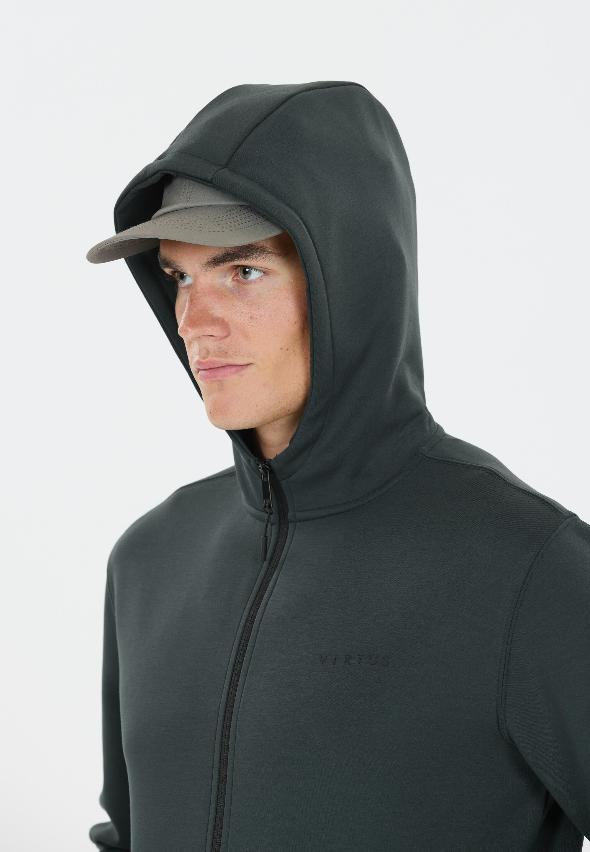 Sudadera con capucha y cremallera Virtus Taro V2 10/15