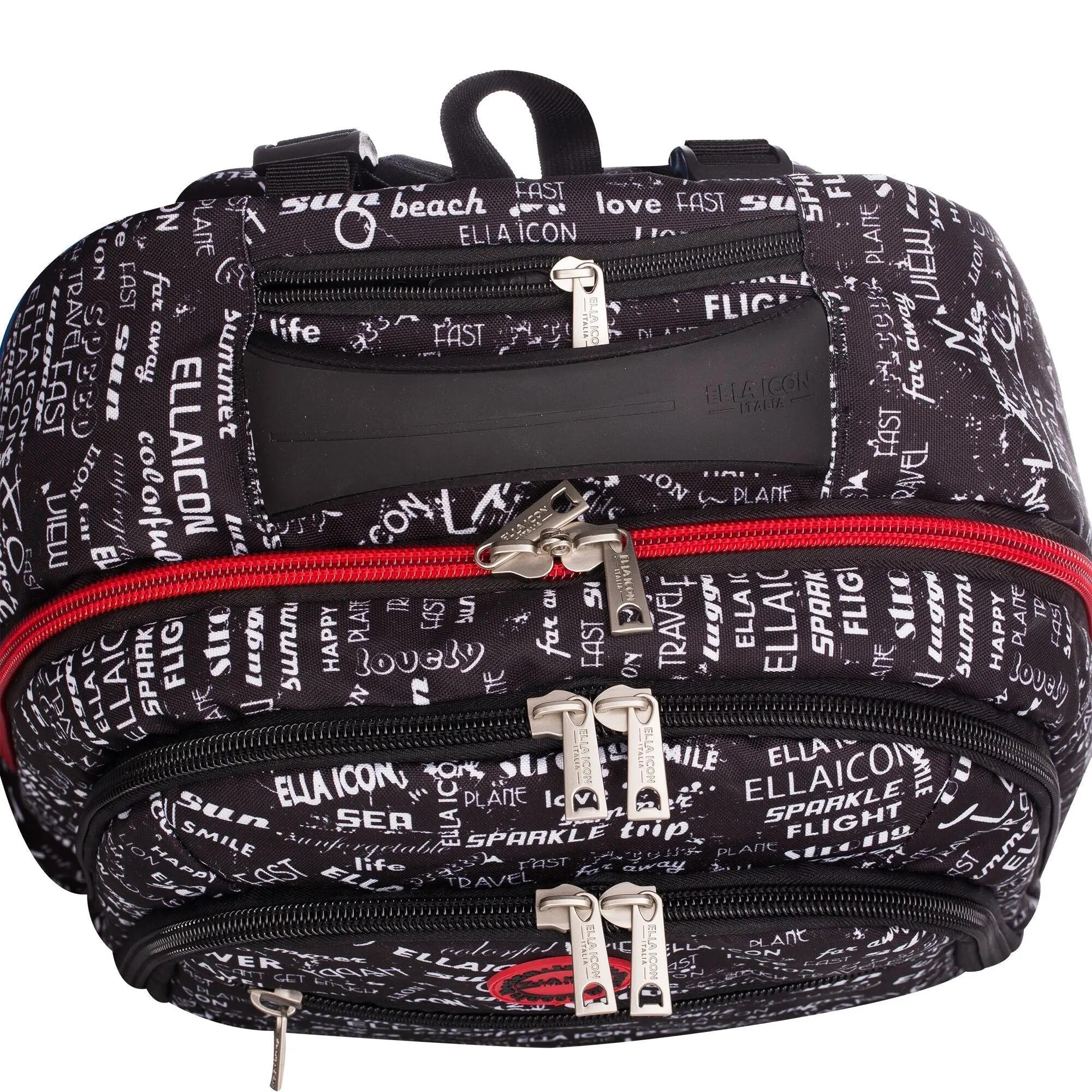 Ella Icon - Rucsac Tip Troler Urban - Negru - 50x35x22 cm 9/11