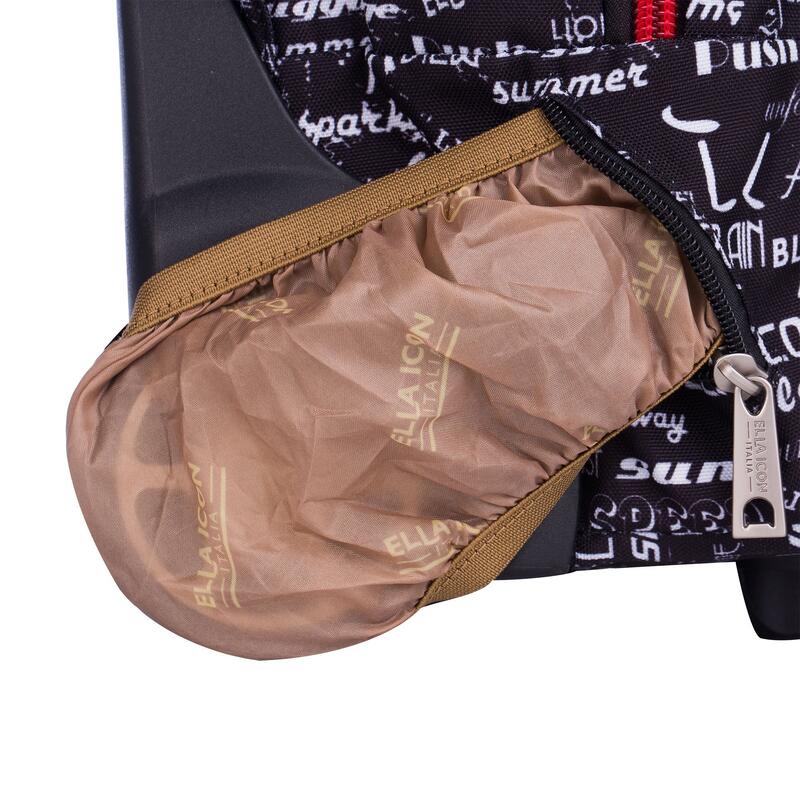 Ella Icon - Rucsac Tip Troler Urban - Negru - 50x35x22 cm