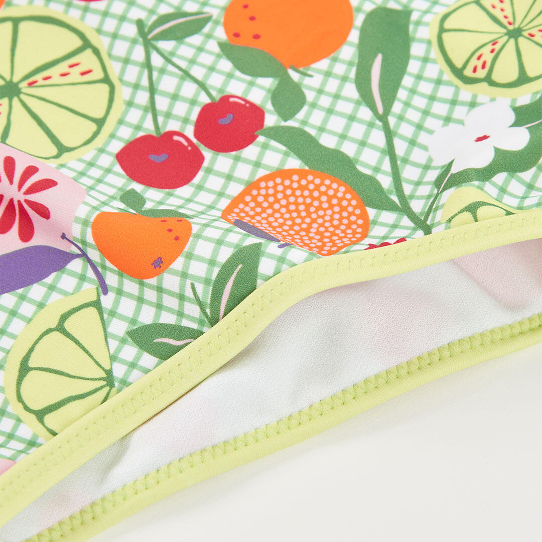 Bañador para niña con estampado de frutas y protección solar UPF50+ 4/4