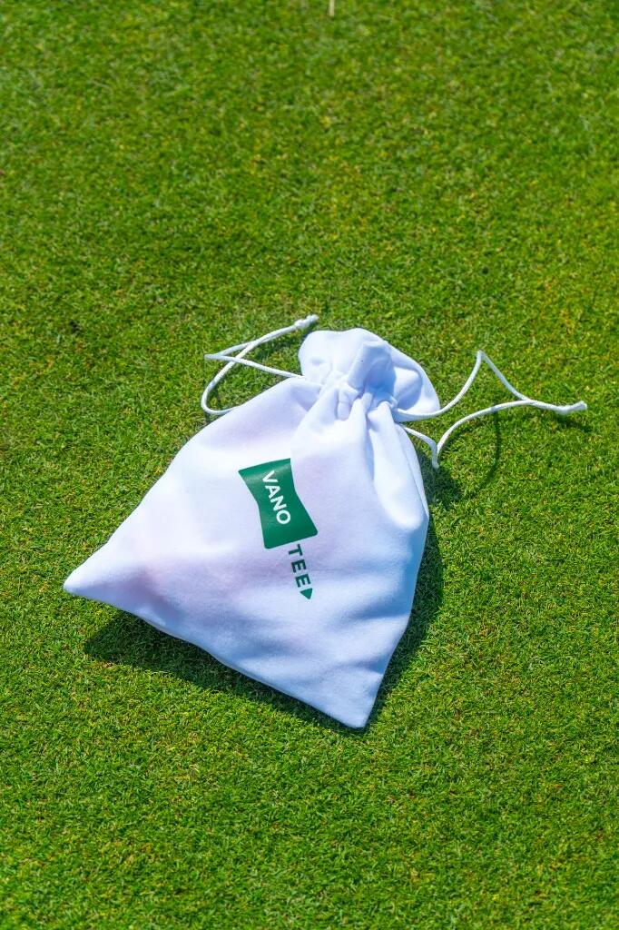 Zakje - Golf - Fluweel - Wit 2/3