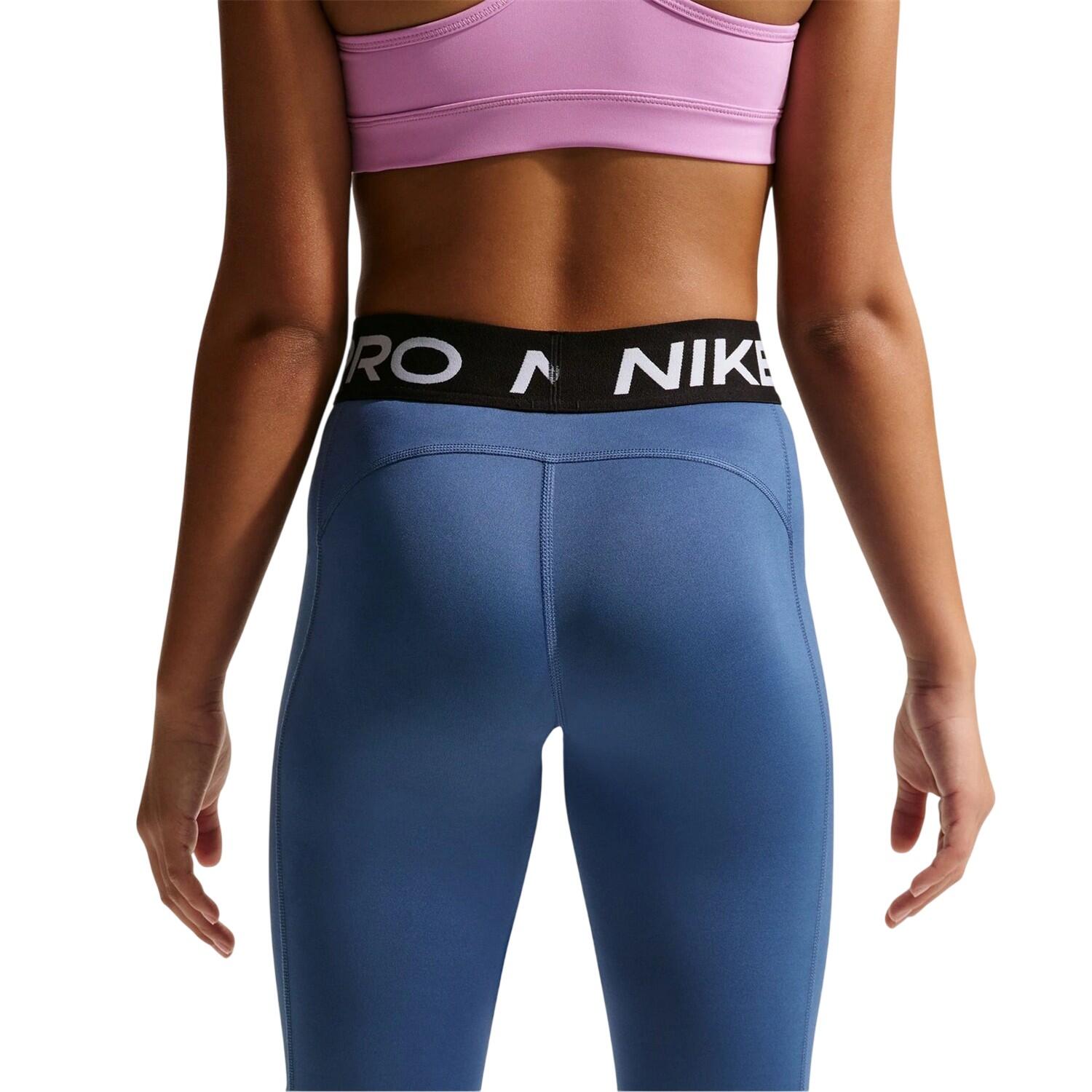 Collant Ragazze Nike Pro Blu Mistico 4/5