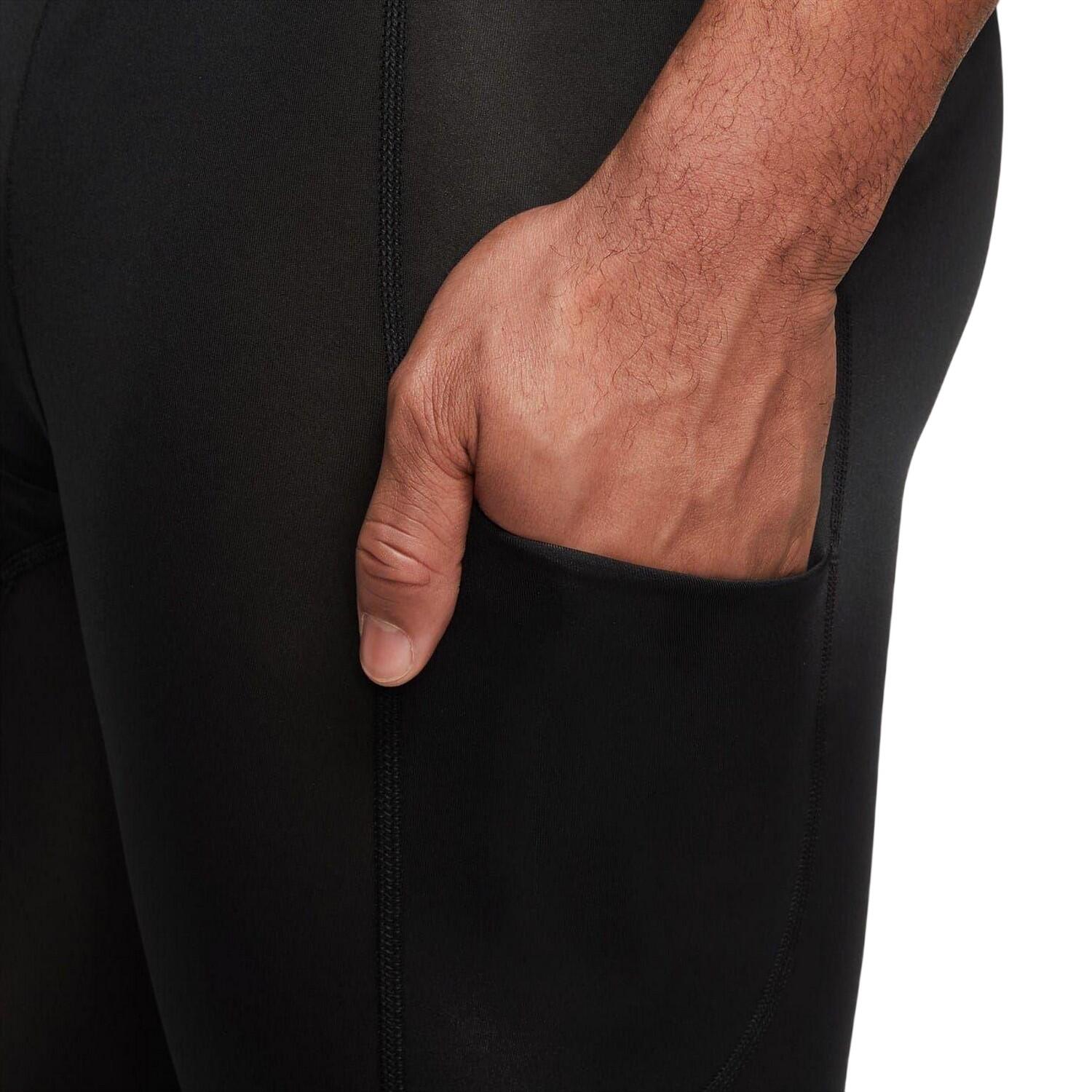 Collant ¾ PRO Homme (Noir / Blanc) 3/3