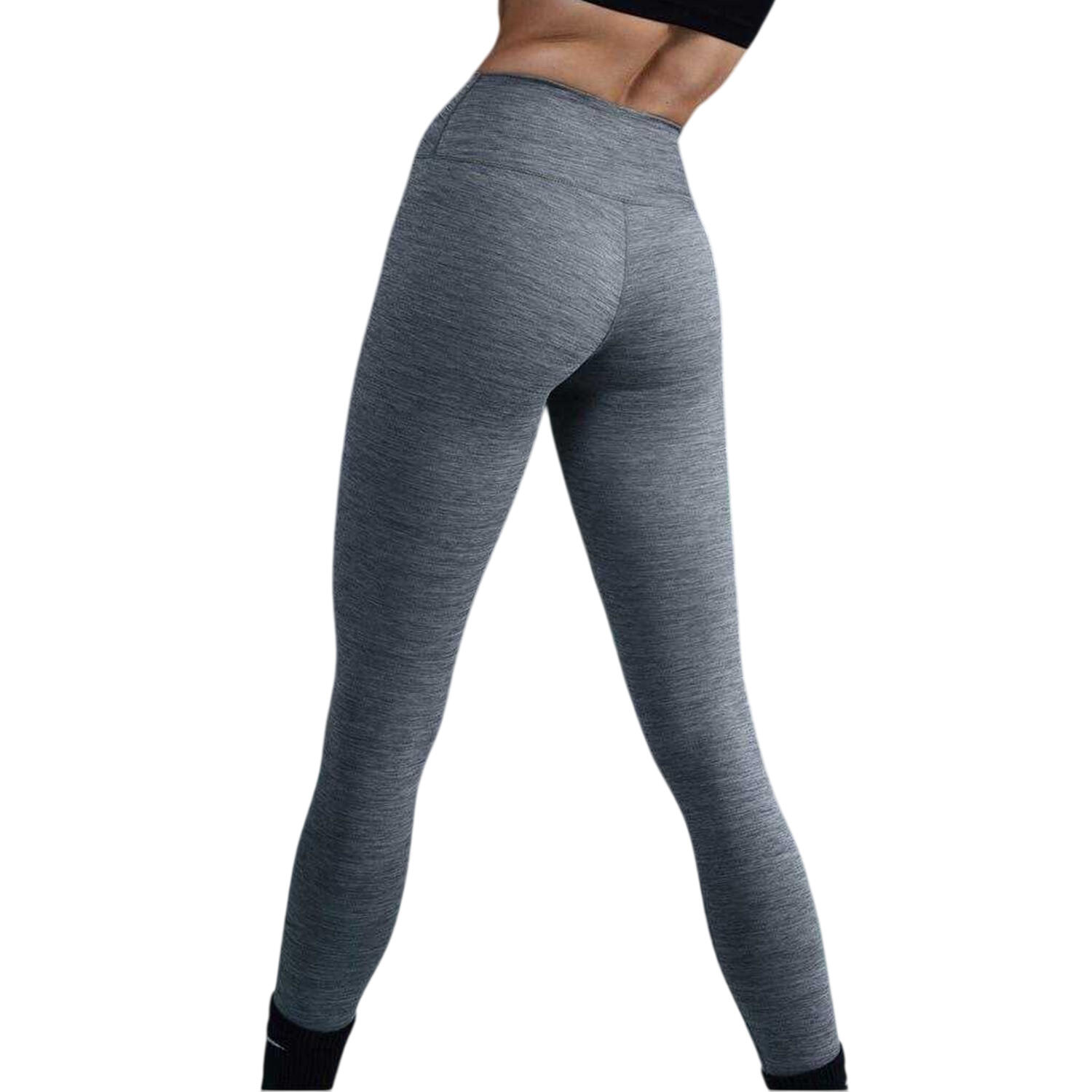 Womens/Ladies One DriFIT High Rise Tights (Smoke Grey) 2/2