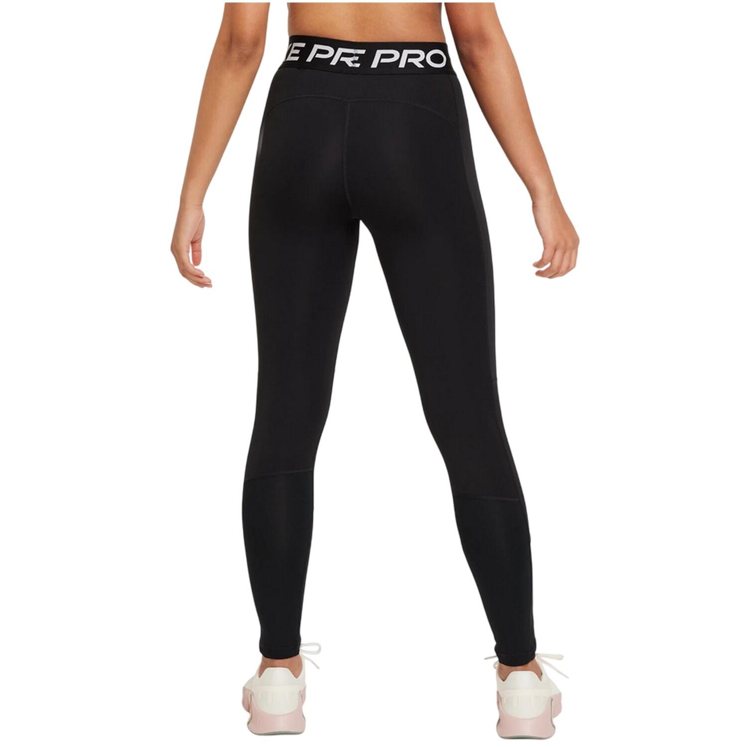 Collant PRO Fille (Noir / Blanc) 3/5