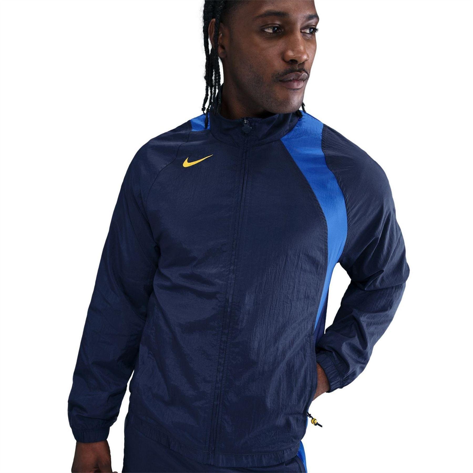 Giacca Da Tuta Idrorepellente Uomo Nike Total 90 Blu Navy Notte 2/3