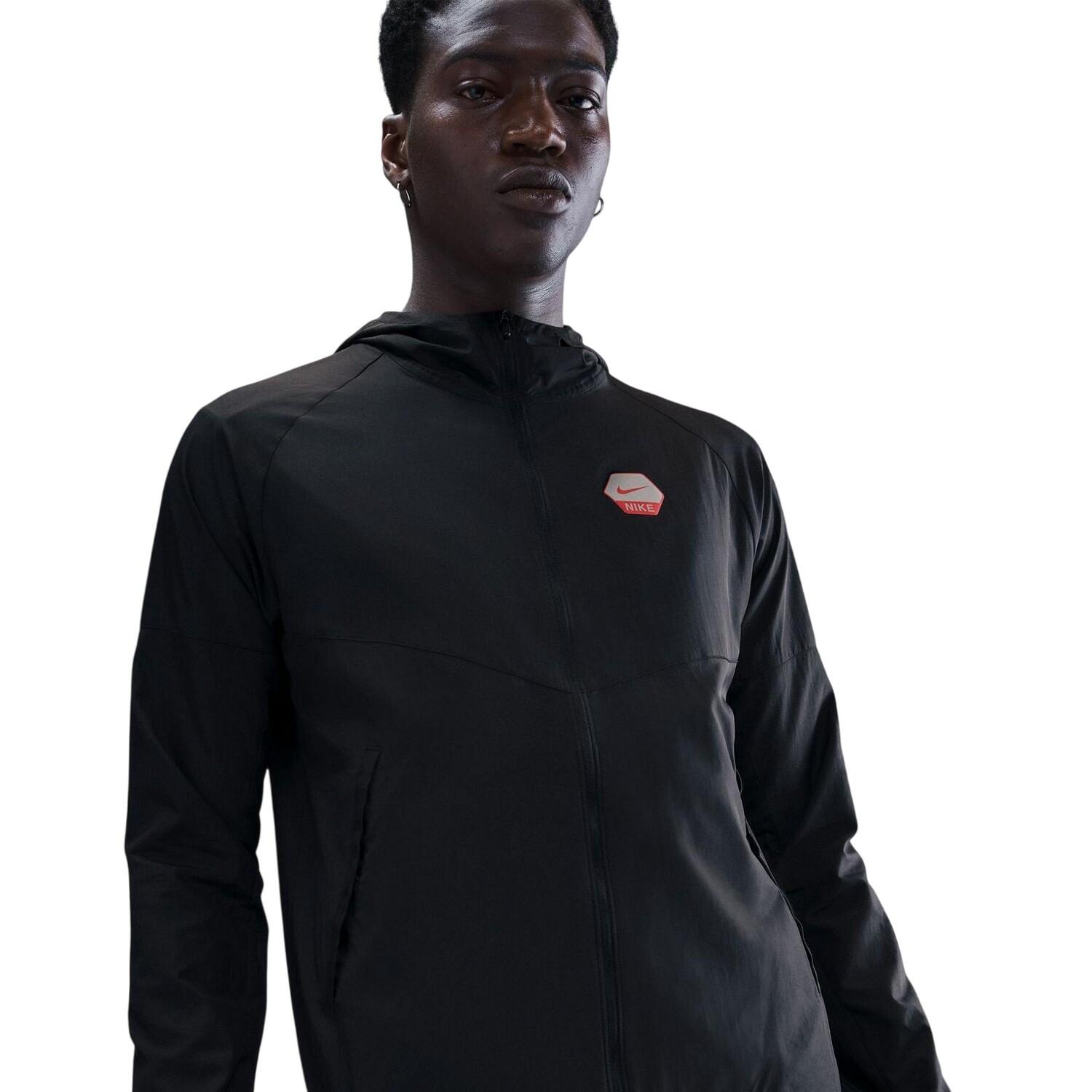 "City Run" Jacke für Herren Schwarz/Rot 3/3