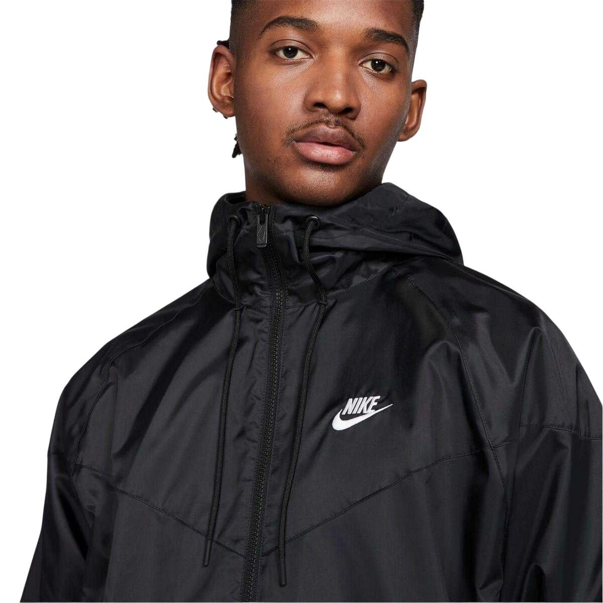 Mens Windrunner Jacket (Black/White) 4/4