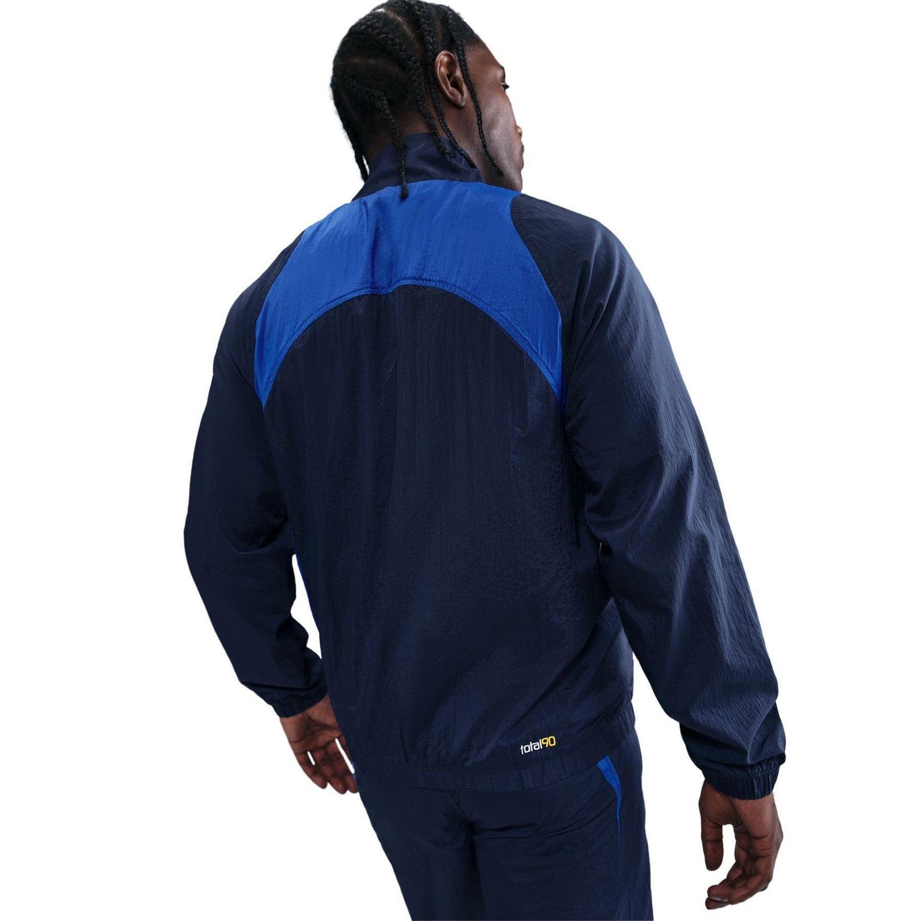 Giacca Da Tuta Idrorepellente Uomo Nike Total 90 Blu Navy Notte 3/3
