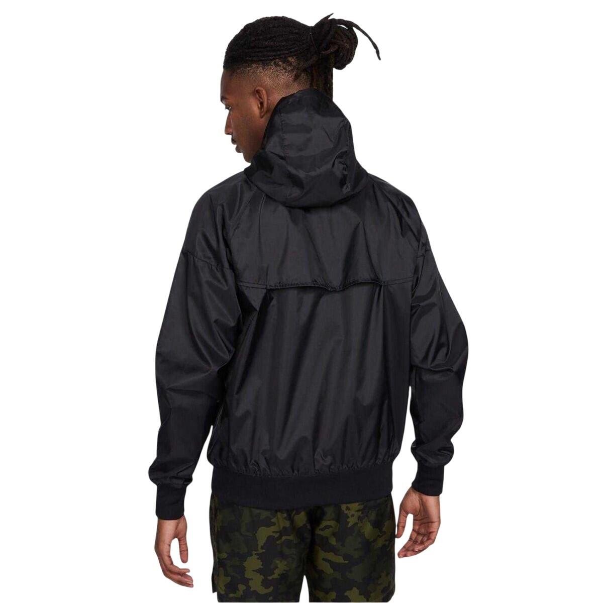 Mens Windrunner Jacket (Black/White) 2/4