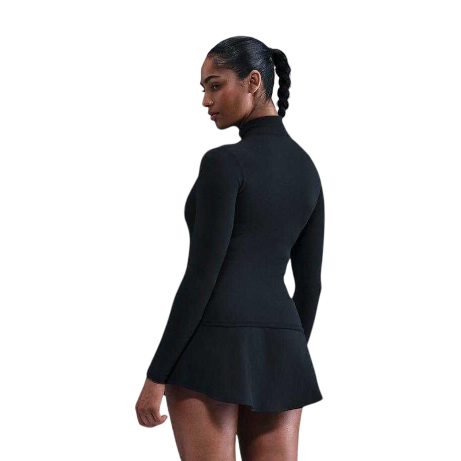 PerformanceJacke für , Durchgehender Reißverschluss, Training Damen Schwarz 3/5