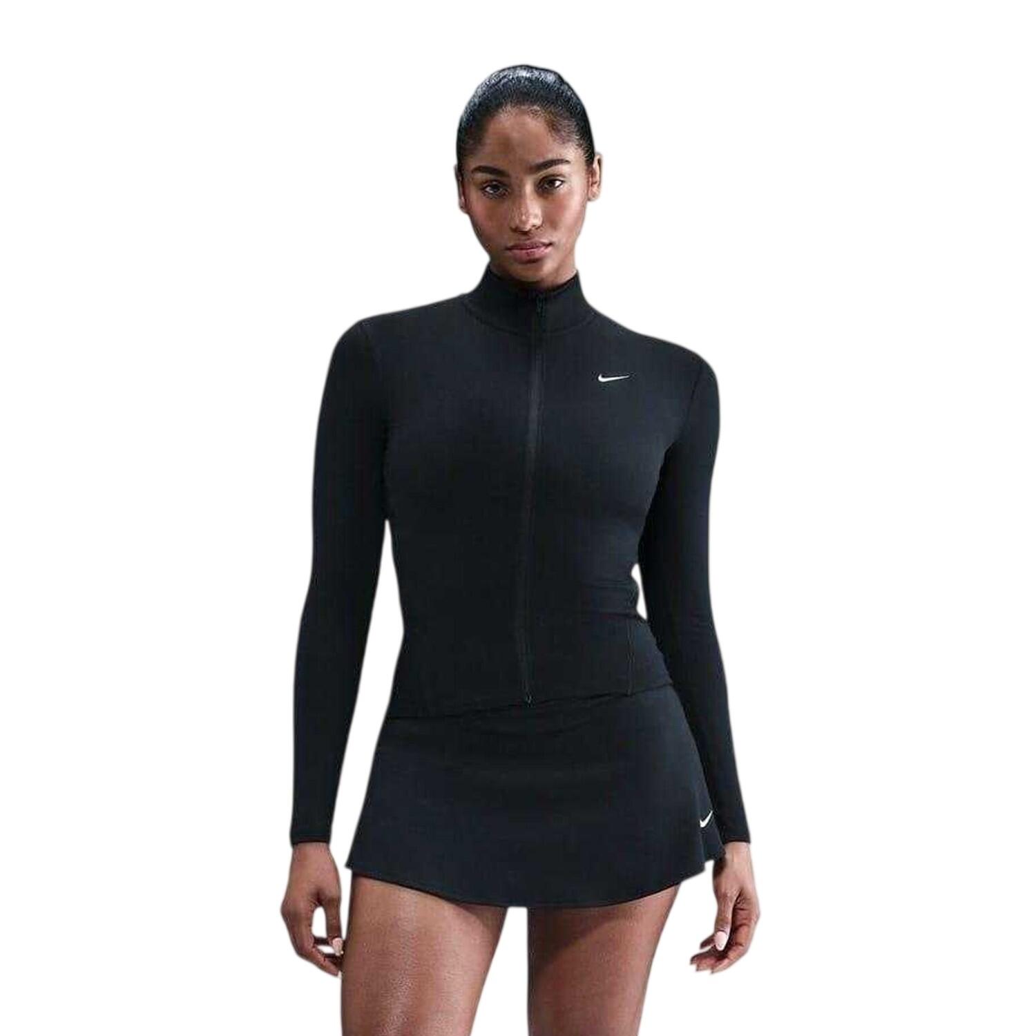 PerformanceJacke für , Durchgehender Reißverschluss, Training Damen Schwarz 2/5