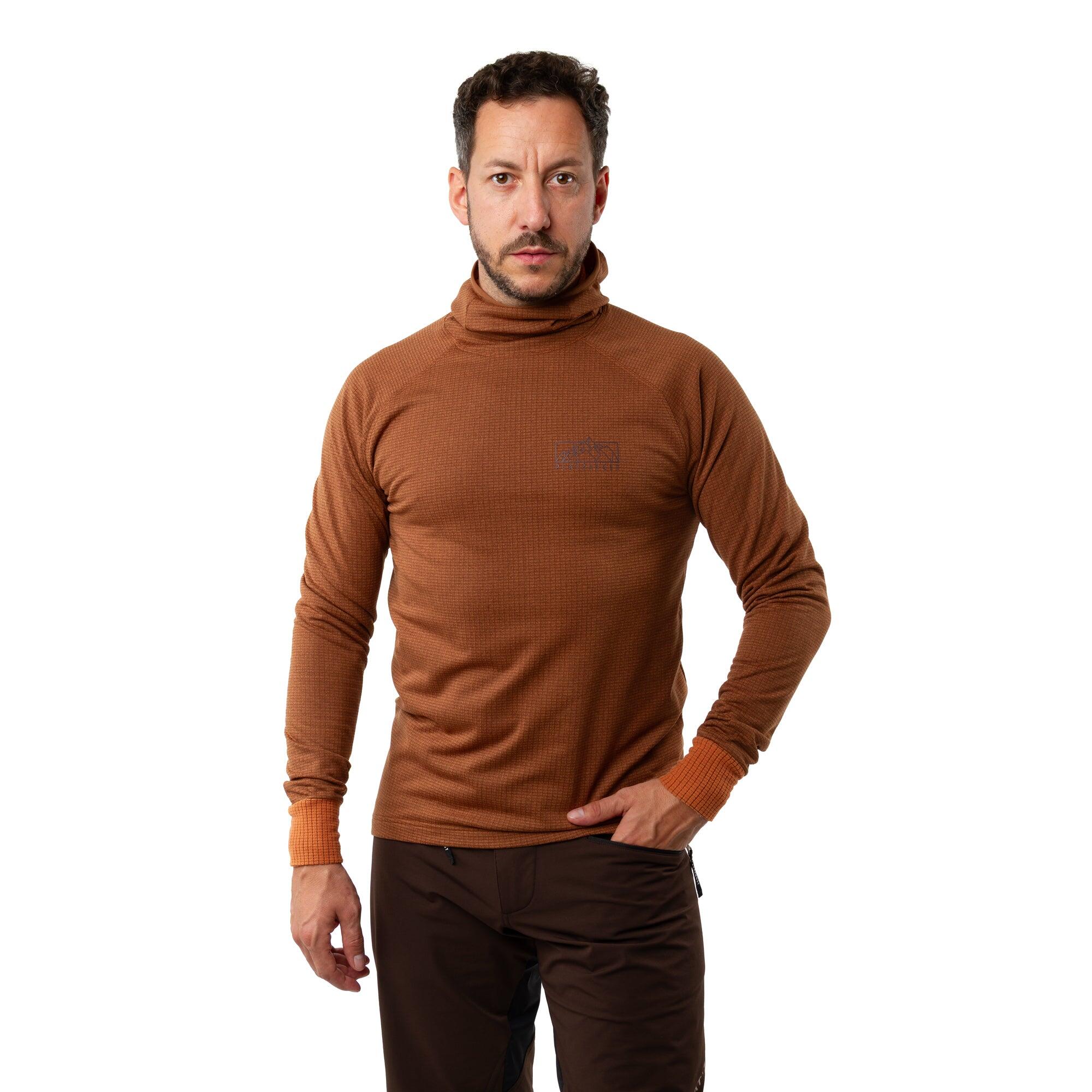 Herren - MTB - Langarm-Trikot - Maskentrikot 2025 - Braun 1/5