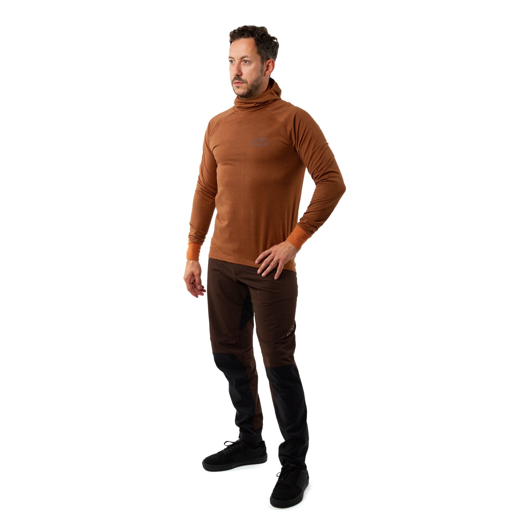 Herren - MTB - Langarm-Trikot - Maskentrikot 2025 - Braun 2/5