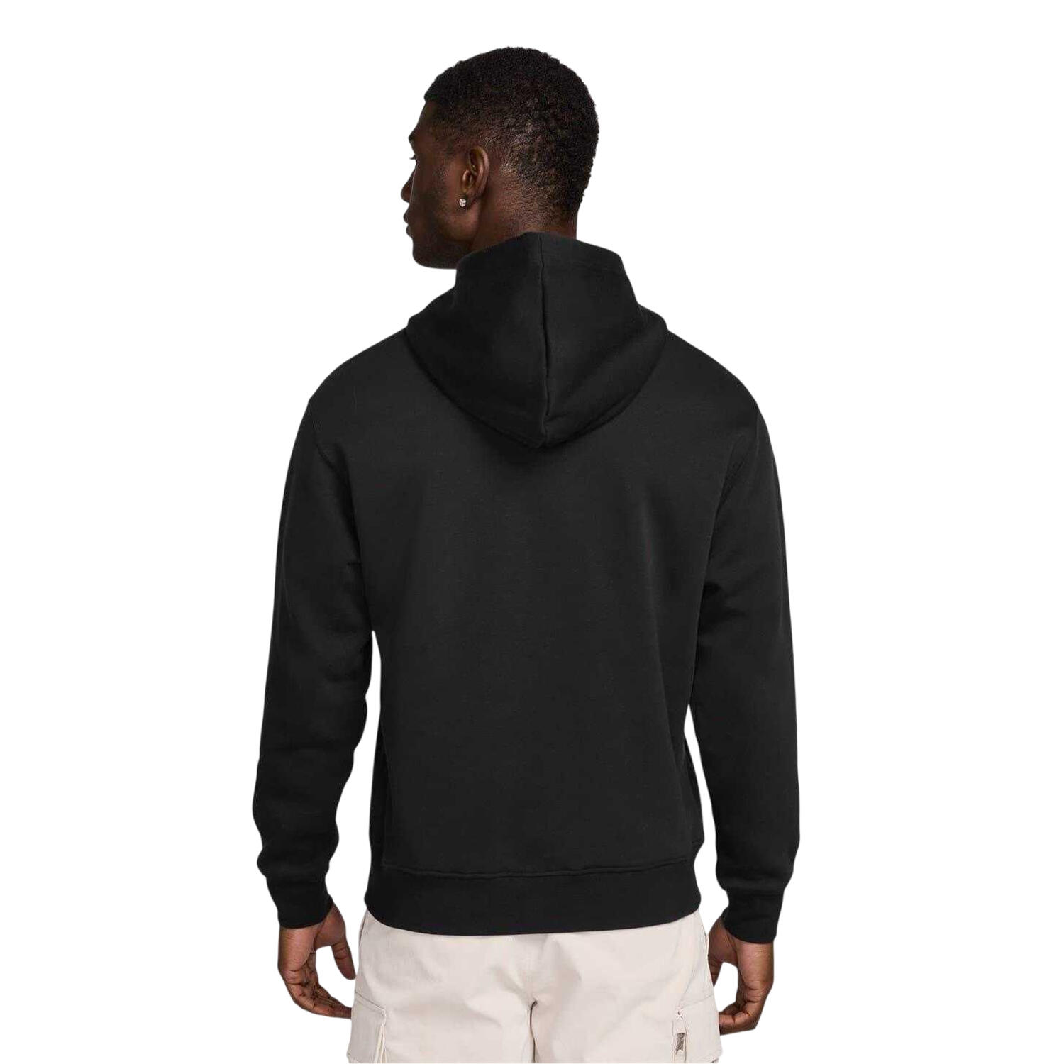 Felpa Con Cappuccio Pile Uomo Nike Air Jordan Essential Nero Bianco 2/2