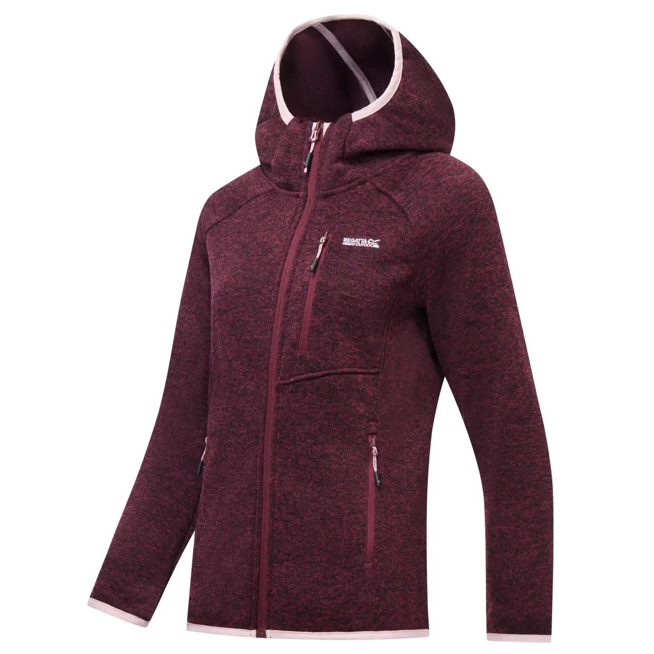 Dames fleece met capuchon Regatta Newhill 3/4