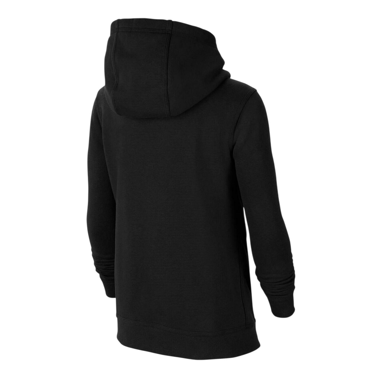 Felpa Con Cappuccio Manica Lunga Ragazzi Nike Club Nero 2/3