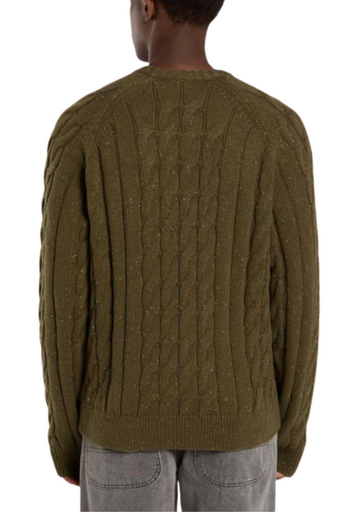 Blusão Homem - tranças - Vanleer - verde militar 3/3