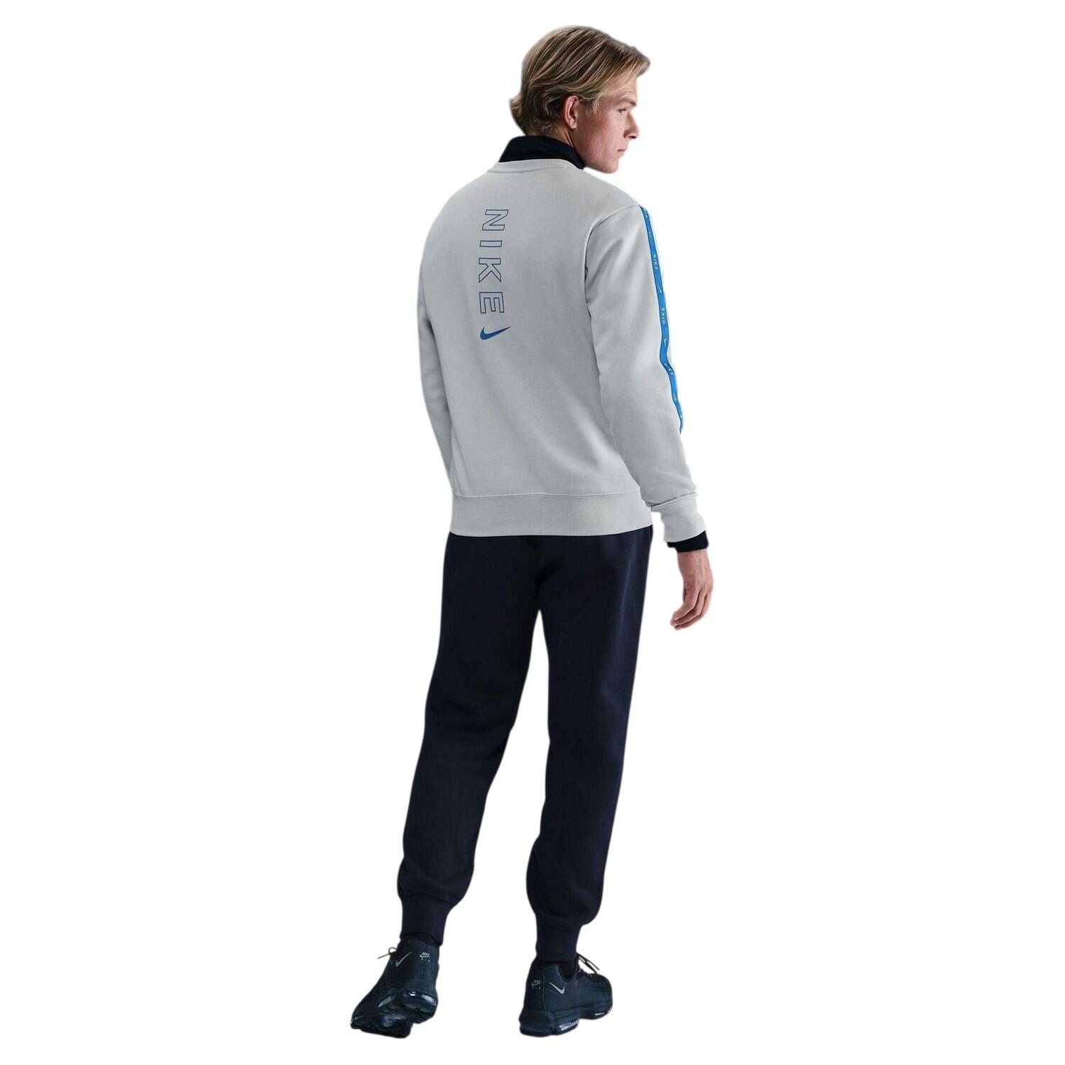 Mens Crew Neck Regular Raglan Sweatshirt (Photon Dust) 2/3