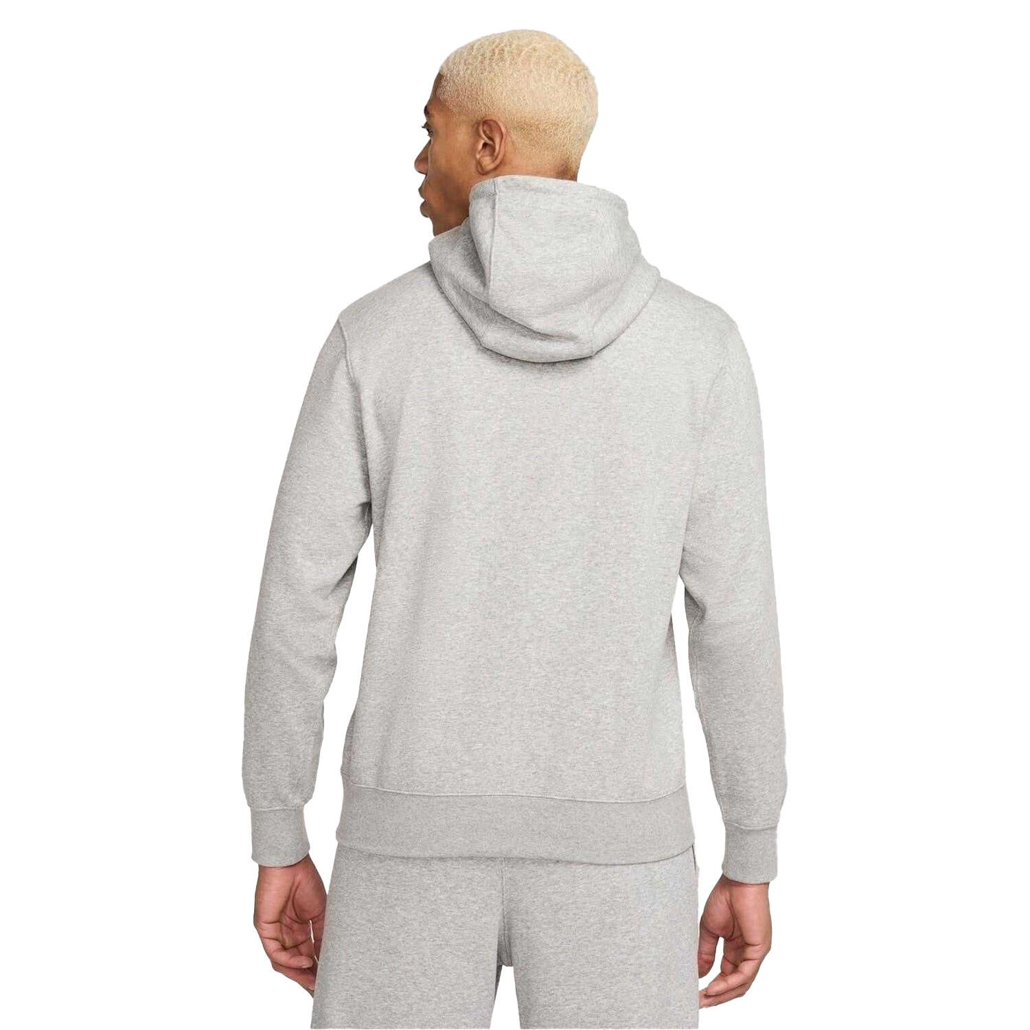"Club" Kapuzenpullover für , Regulär Herren Grau meliert/Weiß 2/5