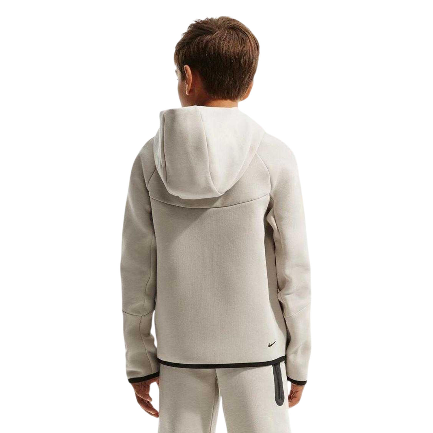 Veste À Capuche Motif/style Tech Enfant (Crème) 2/2