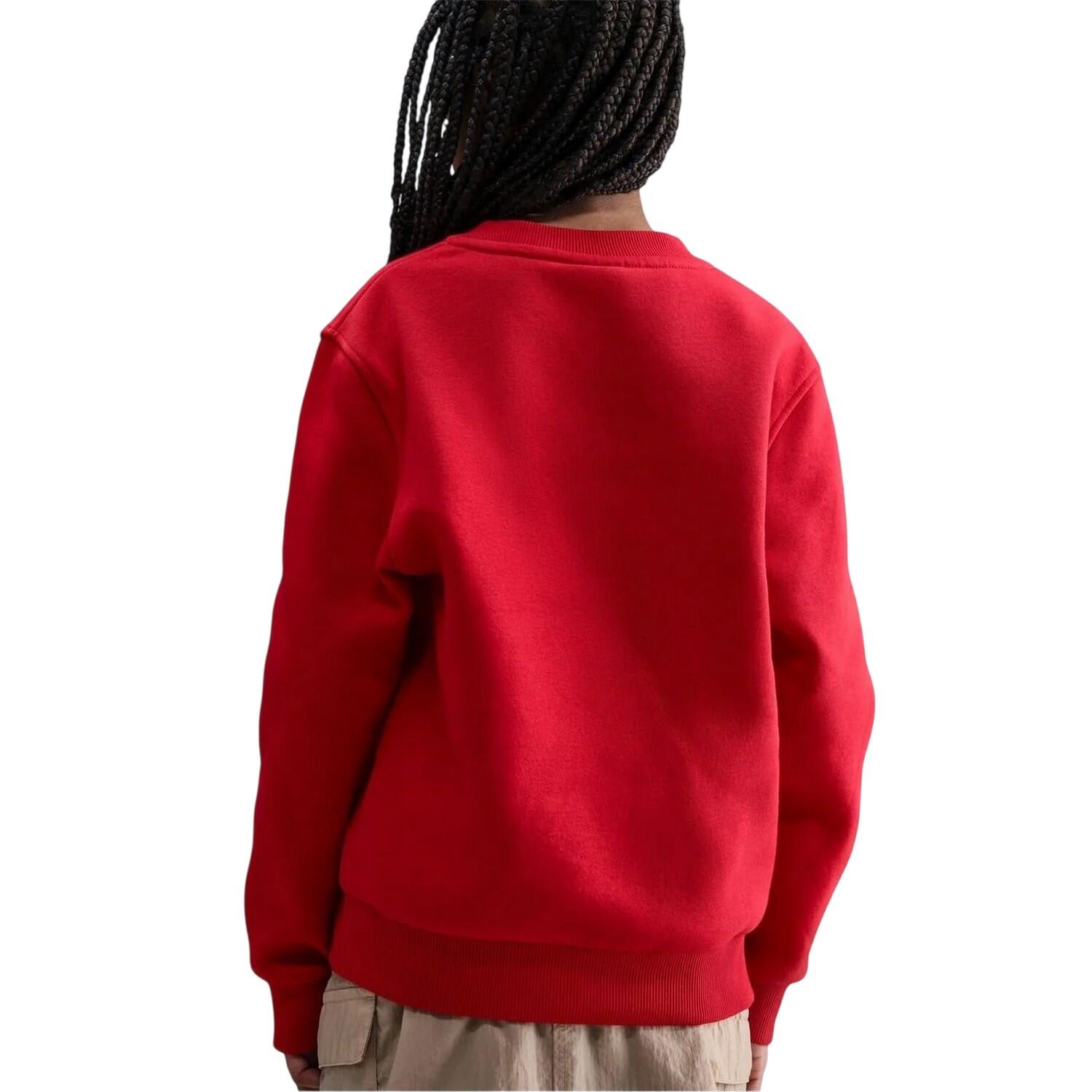 Sweat Motif/style Logo Doré Enfant (Rouge / Jaune Or) 2/3