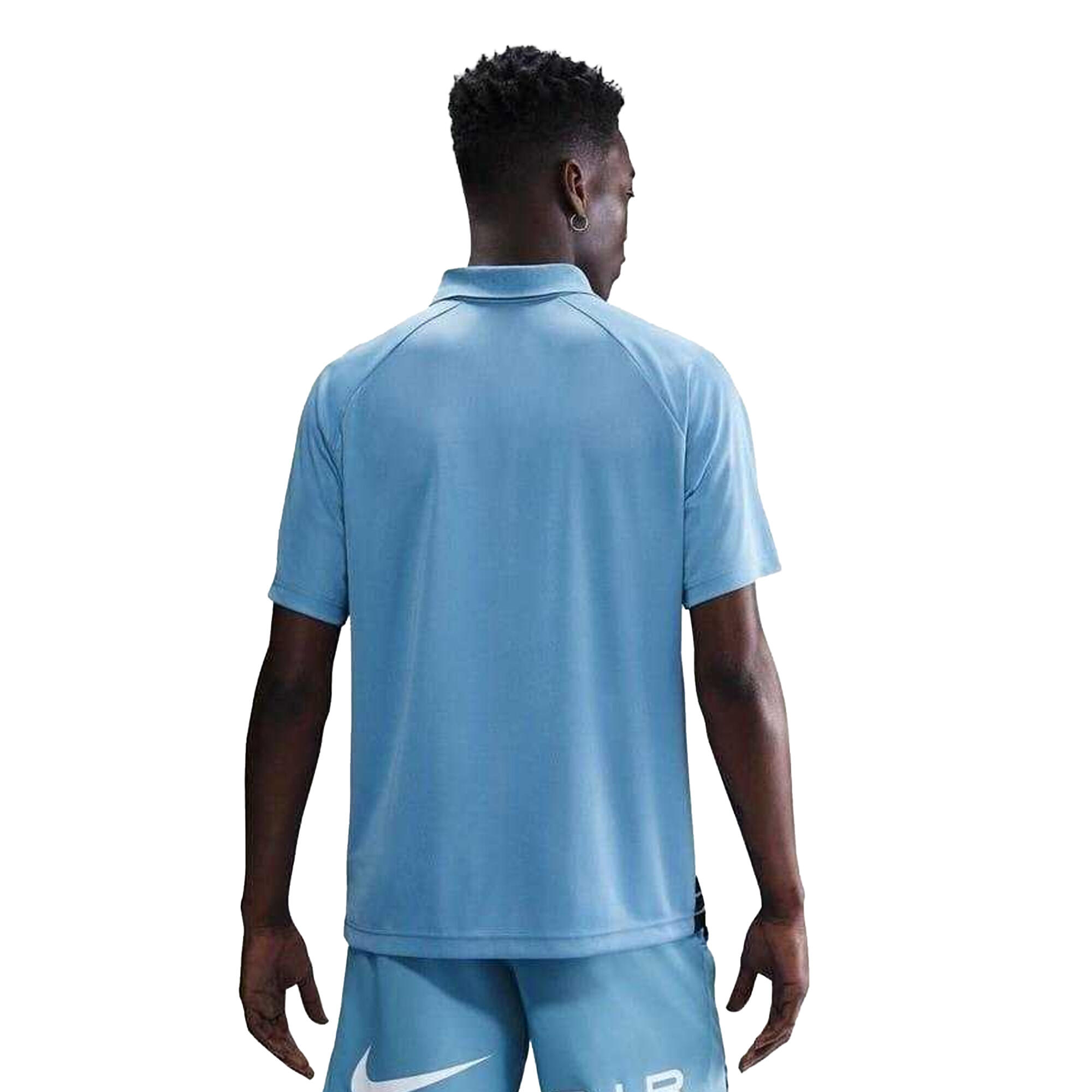 "Air" Poloshirt für , Stripes Herren Blau 3/3