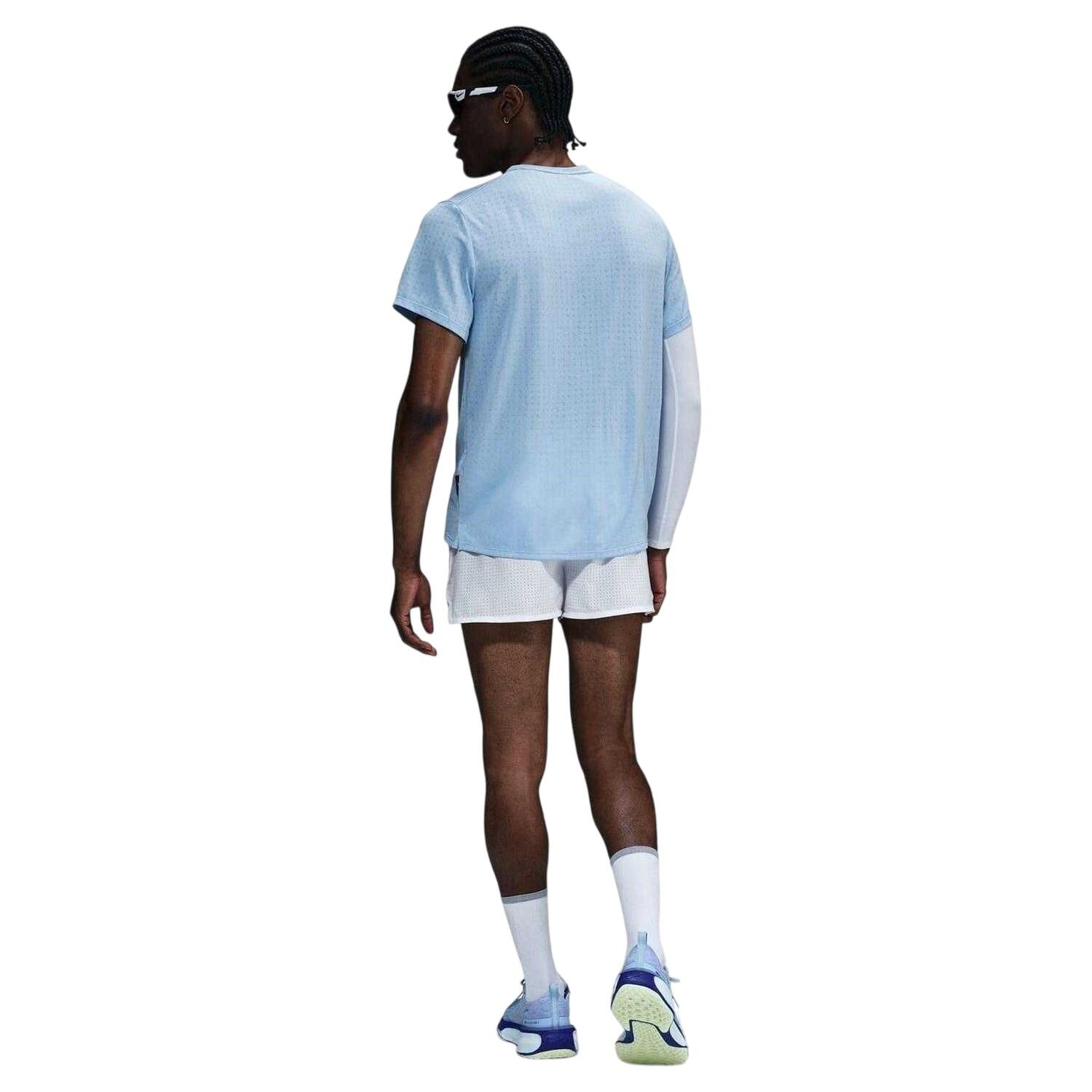 Maglietta DriFIT Girocollo Uomo Nike Miler Blu 2/2